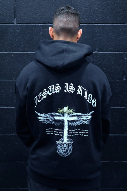 Jesus is King Heavyweight Pullover Hoodie