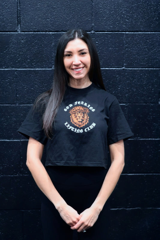 Noah's Ark Oversized Women's Crop Top