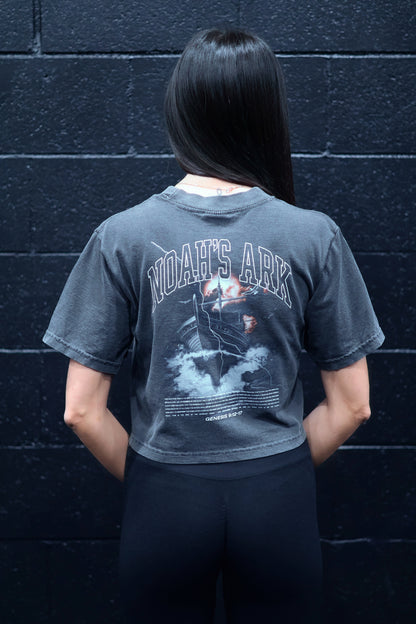 Noah's Ark Oversized Women's Crop Top