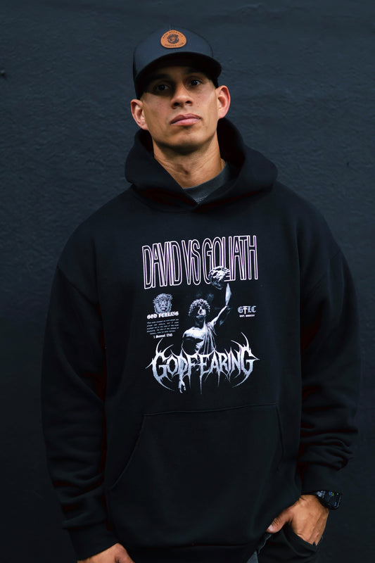 David Vs Goliath Premium Heavyweight Pullover Hoodie