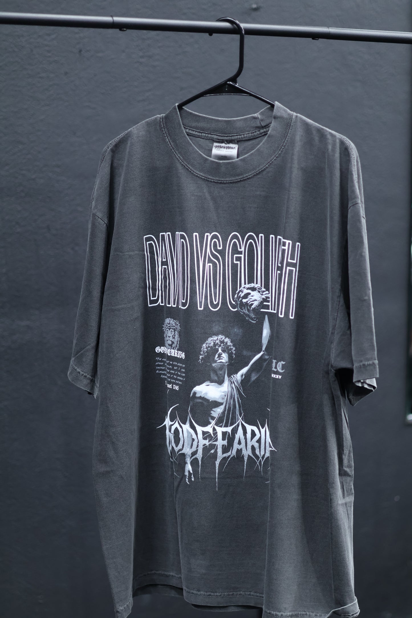 David vs Goliath Premium Heavyweight Shirt