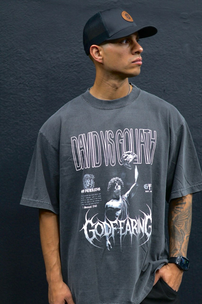 David vs Goliath Premium Heavyweight Shirt